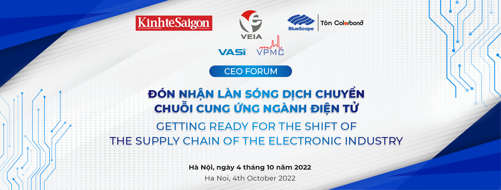 GETTING READY FOR THE SHIFT OF THE SUPPLY CHAIN OF THE ELECTRONIC INDUSTRY